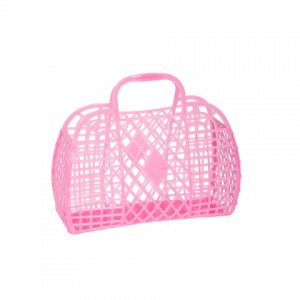 Τσάντα Retro Basket Small Neon Pink