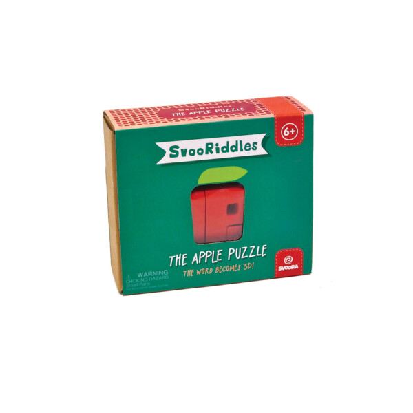 Svoora SvooRiddles ξύλινο τρισδιάστατο παζλ "APPLE" - Image 2