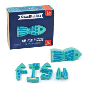 Svoora SvooRiddles ξύλινο τρισδιάστατο παζλ "FISH"