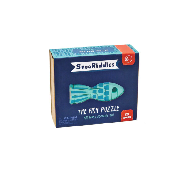Svoora SvooRiddles ξύλινο τρισδιάστατο παζλ "FISH" - Image 2