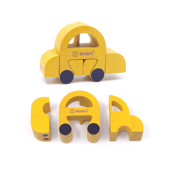 Svoora SvooRiddles ξύλινο τρισδιάστατο παζλ "CAR" - Image 7