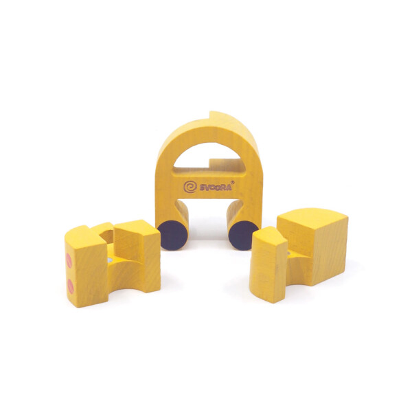 Svoora SvooRiddles ξύλινο τρισδιάστατο παζλ "CAR" - Image 4