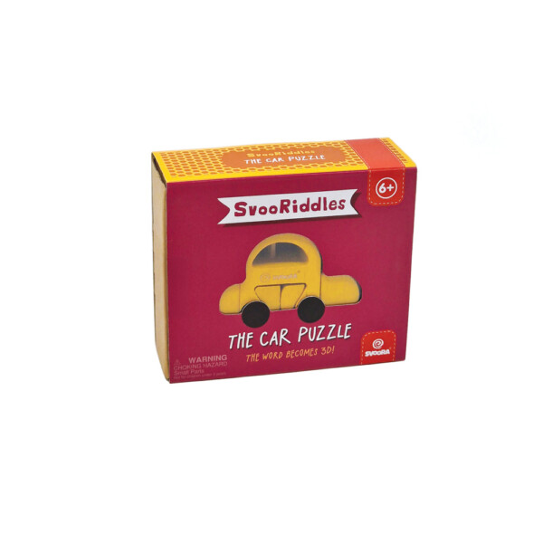 Svoora SvooRiddles ξύλινο τρισδιάστατο παζλ "CAR" - Image 2