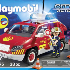 Playmobil 'Όχημα Αρχιπύραρχου με φάρο και σειρήνα'