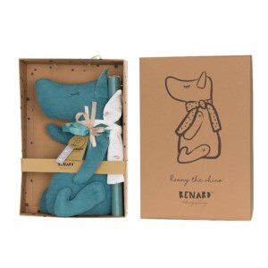 Λαμπάδα soft toy "Ronny o Ρινόκερος" πετρόλ