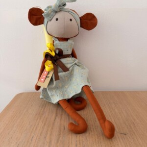 Λαμπάδα "Monkey" με φόρεμα-μοτίβα χήνας