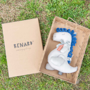 Λαμπάδα "Δεινόσαυρος" γκρι