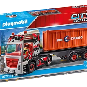 Playmobil "Φορτηγό μεταφοράς container"