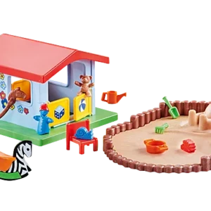Playmobil "Μικρό σπιτάκι για παιχνίδι με σκάμμα με άμμο"
