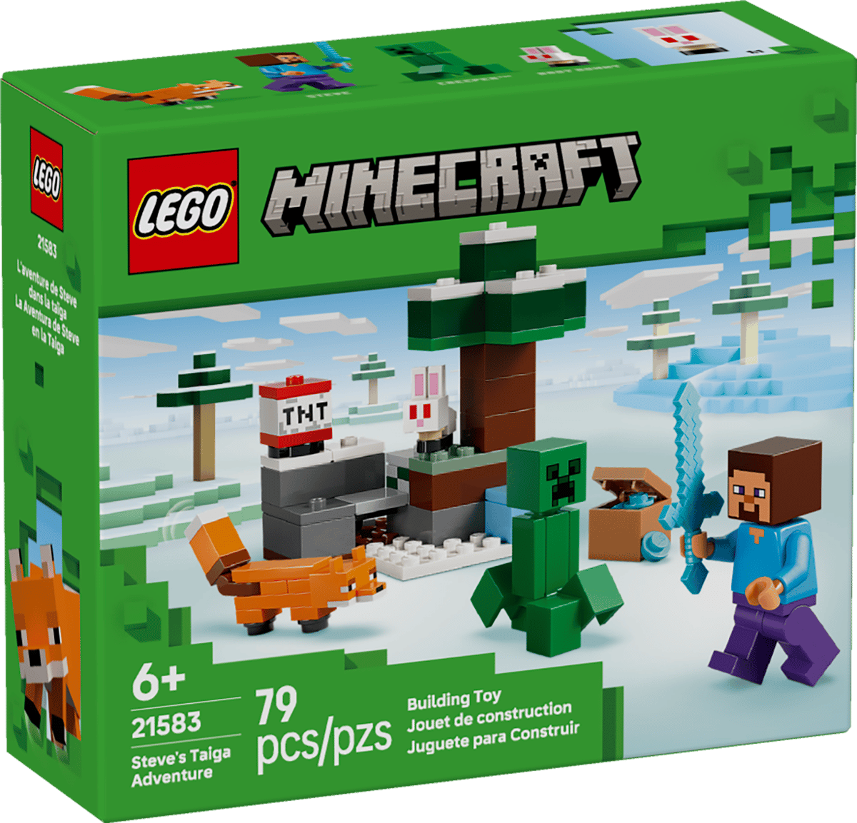 LEGO® "Minecraft Steve's Taiga Adventure" 79 τμχ