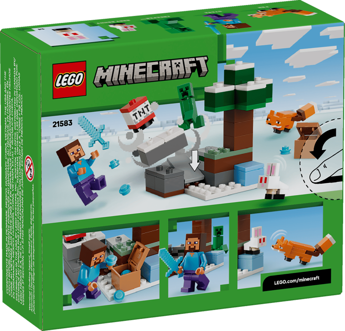 LEGO® "Minecraft Steve's Taiga Adventure" 79 τμχ - Image 3