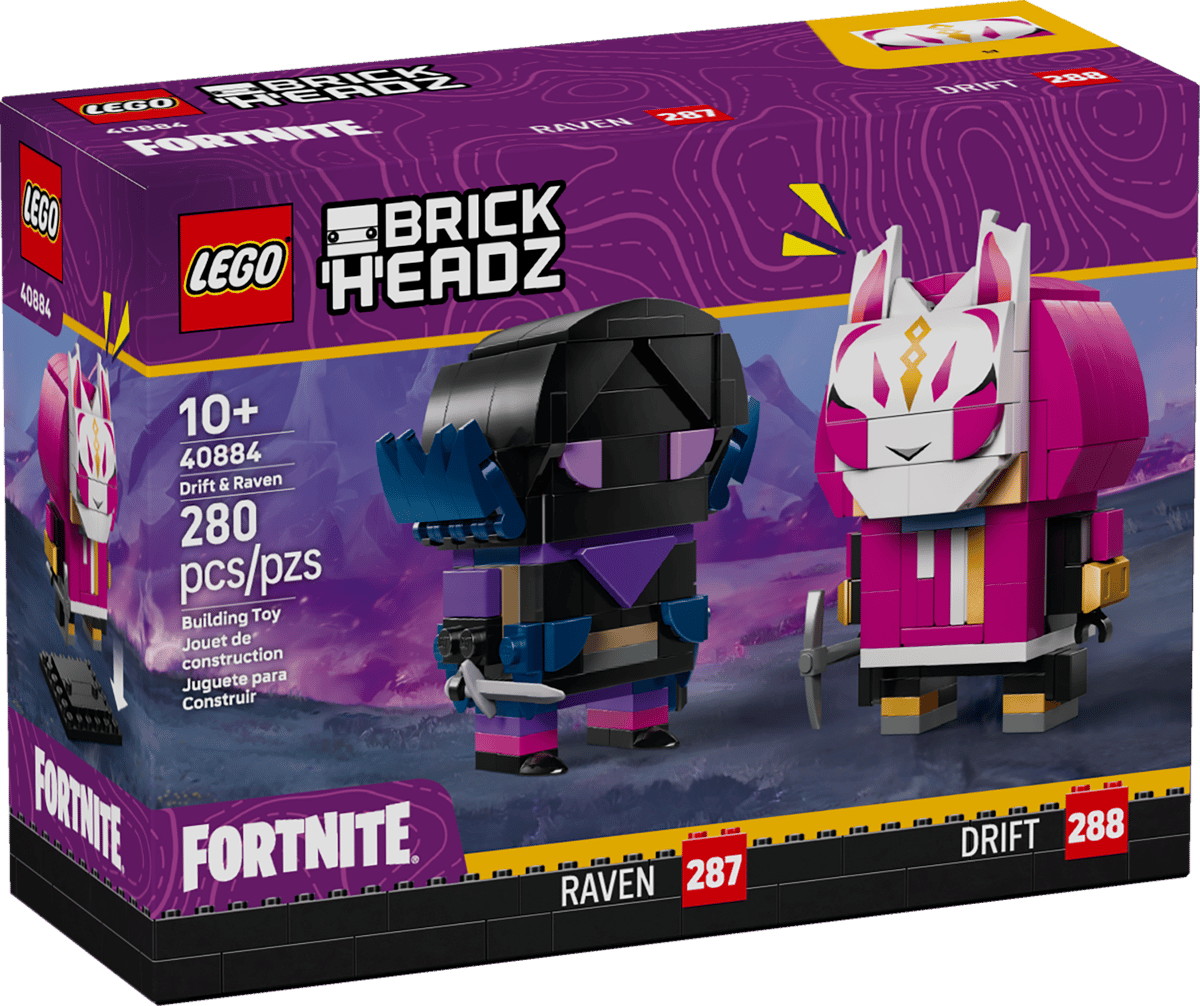 LEGO® Brickheadz Fortnite Drift & Raven Figures 280 τμχ - Image 2