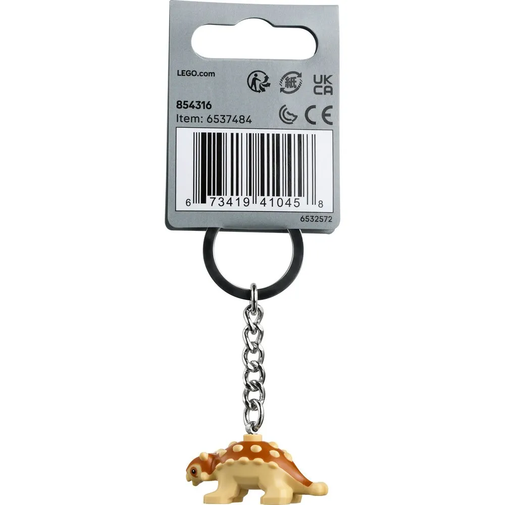 LEGO® Keychain Jurassic World Baby Ankylosaurus - Image 3