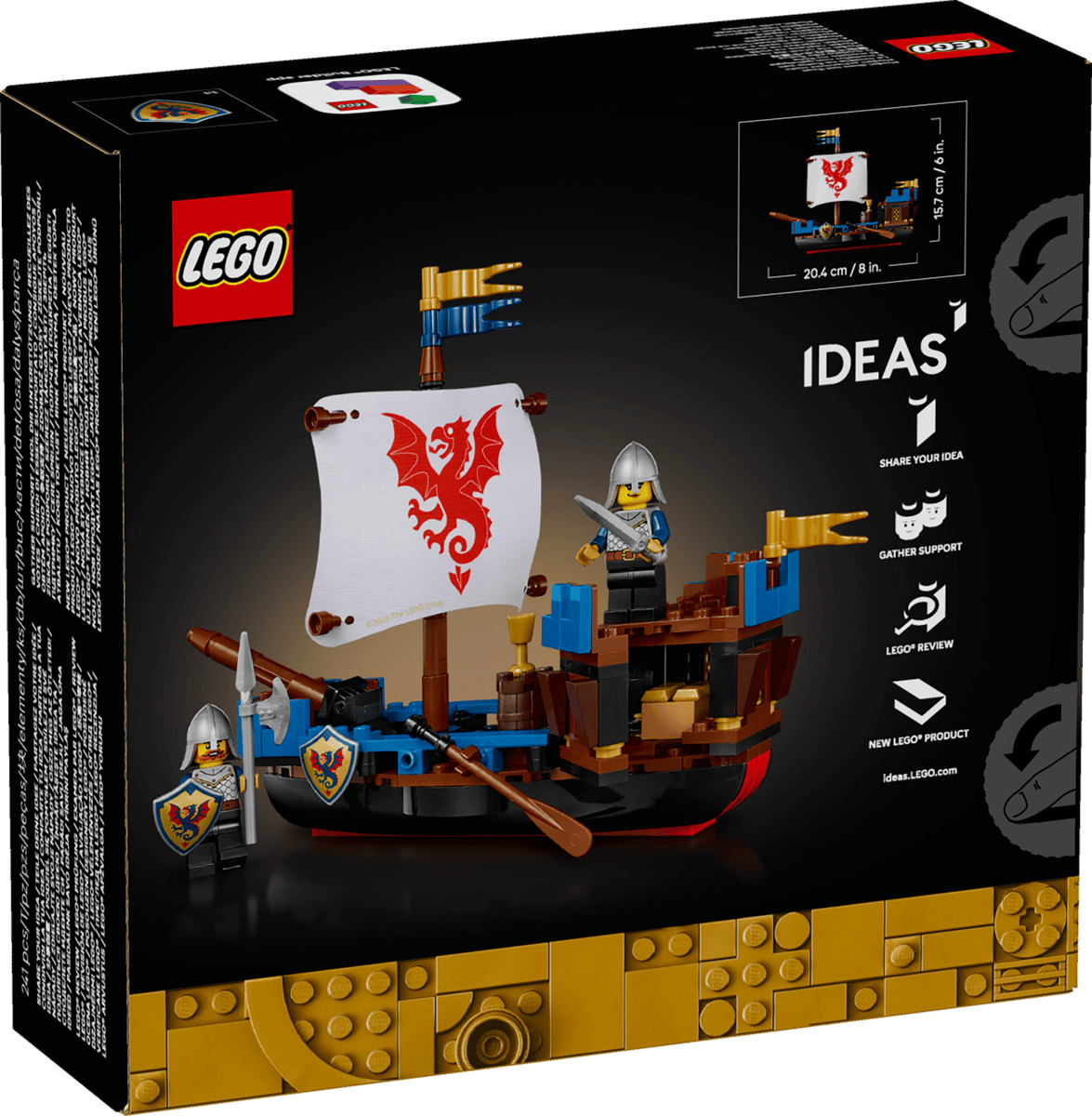 LEGO "Ideas Sea Serpent" 241 τμχ - Image 4