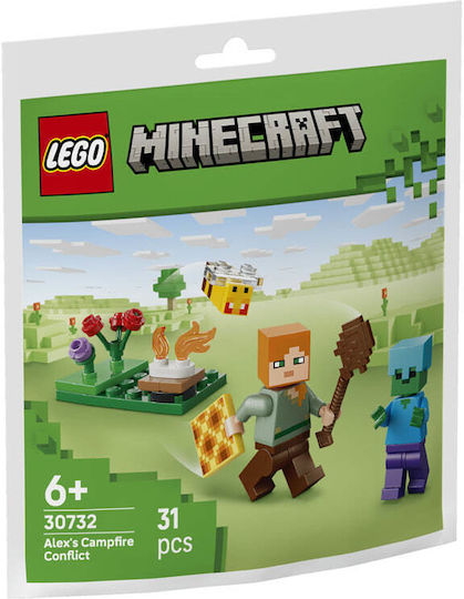 LEGO® Minecraft "Alex's Campfire Conflict Mini Builds" 31 τμχ - Image 2