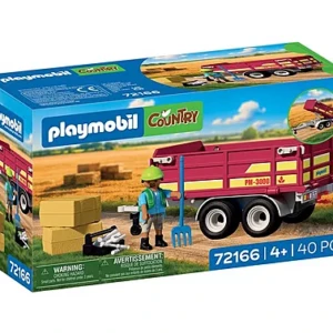 Playmobil "Τρέιλερ για τρακτέρ με μπάλες άχυρων"