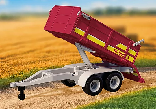 Playmobil "Τρέιλερ για τρακτέρ με μπάλες άχυρων" - Image 5