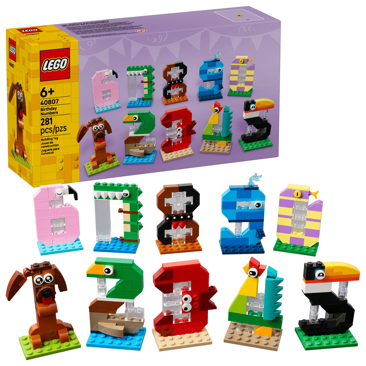 LEGO "Birthday Numbers" 281 τμχ