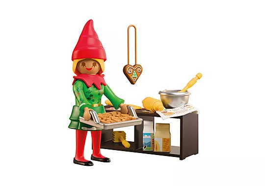 Playmobil "Ξωτικό Χριστουγέννων με μπισκότα" - Image 4