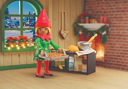 Playmobil "Ξωτικό Χριστουγέννων με μπισκότα" - Image 5