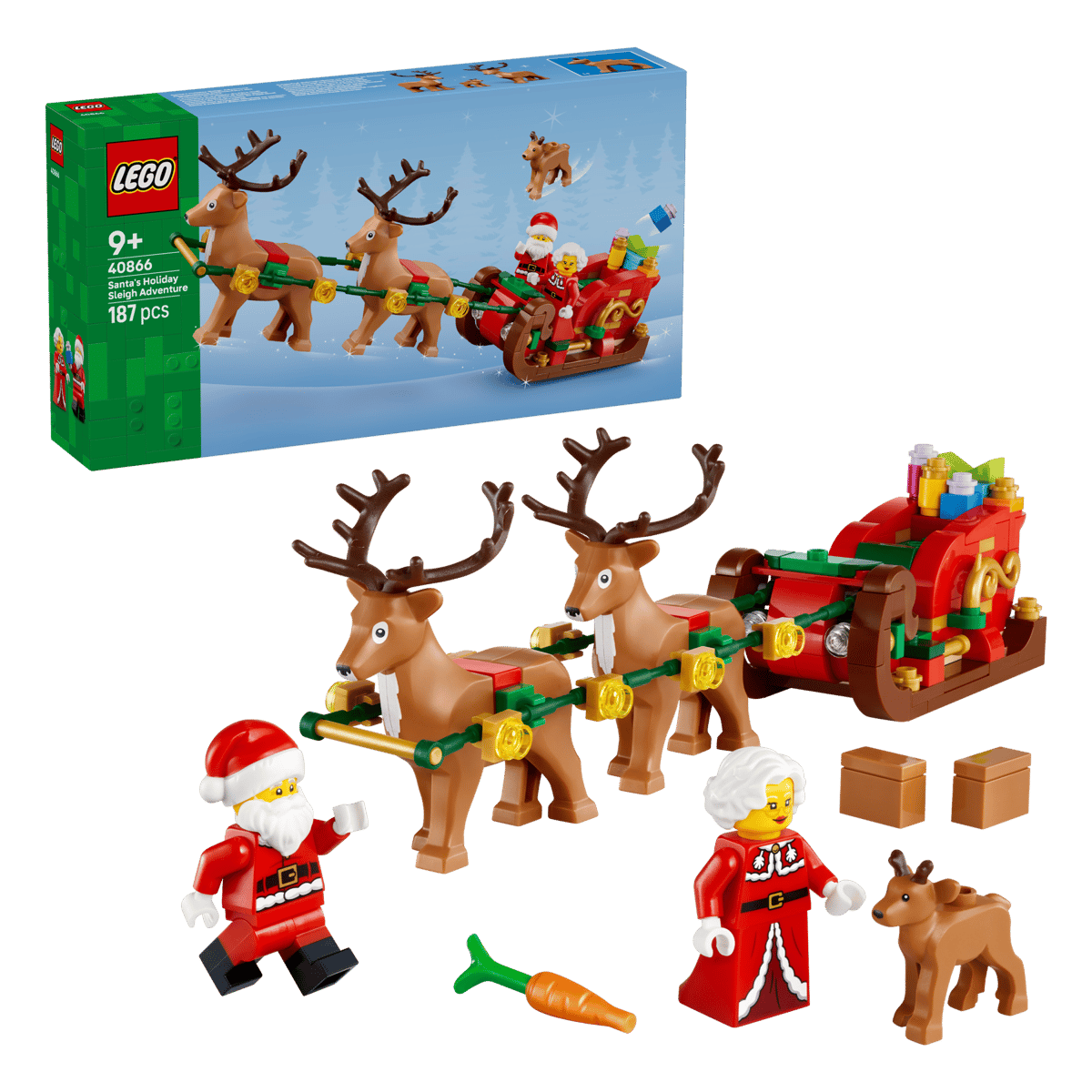 LEGO® "Santa's Holiday Sleigh Adventure" 187 τμχ